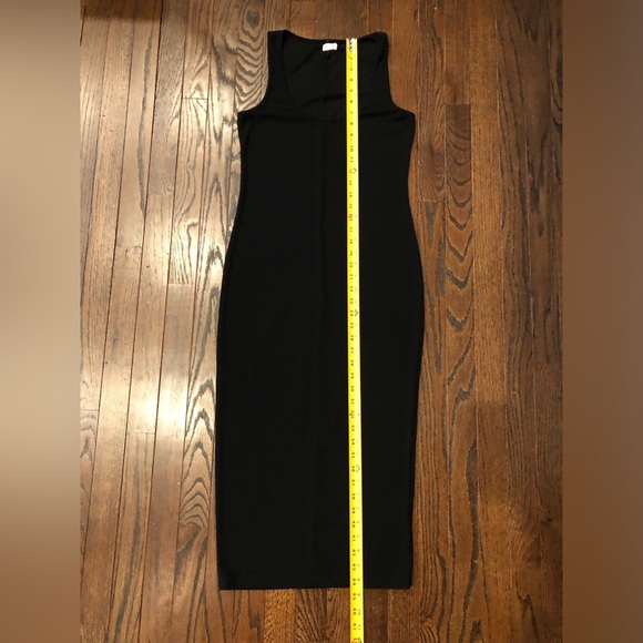 L'AGENCE Women's S Ivanna Midi Tank Bodycon Scoop Neckline Dress in Black - EUC! - Picture 6 of 13